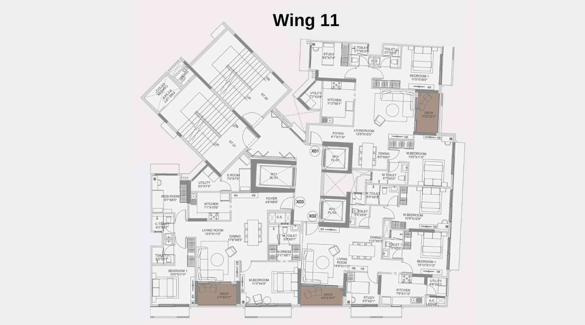 Adani-10-BKC-Floor-Plan-Zone-C-Wing-11