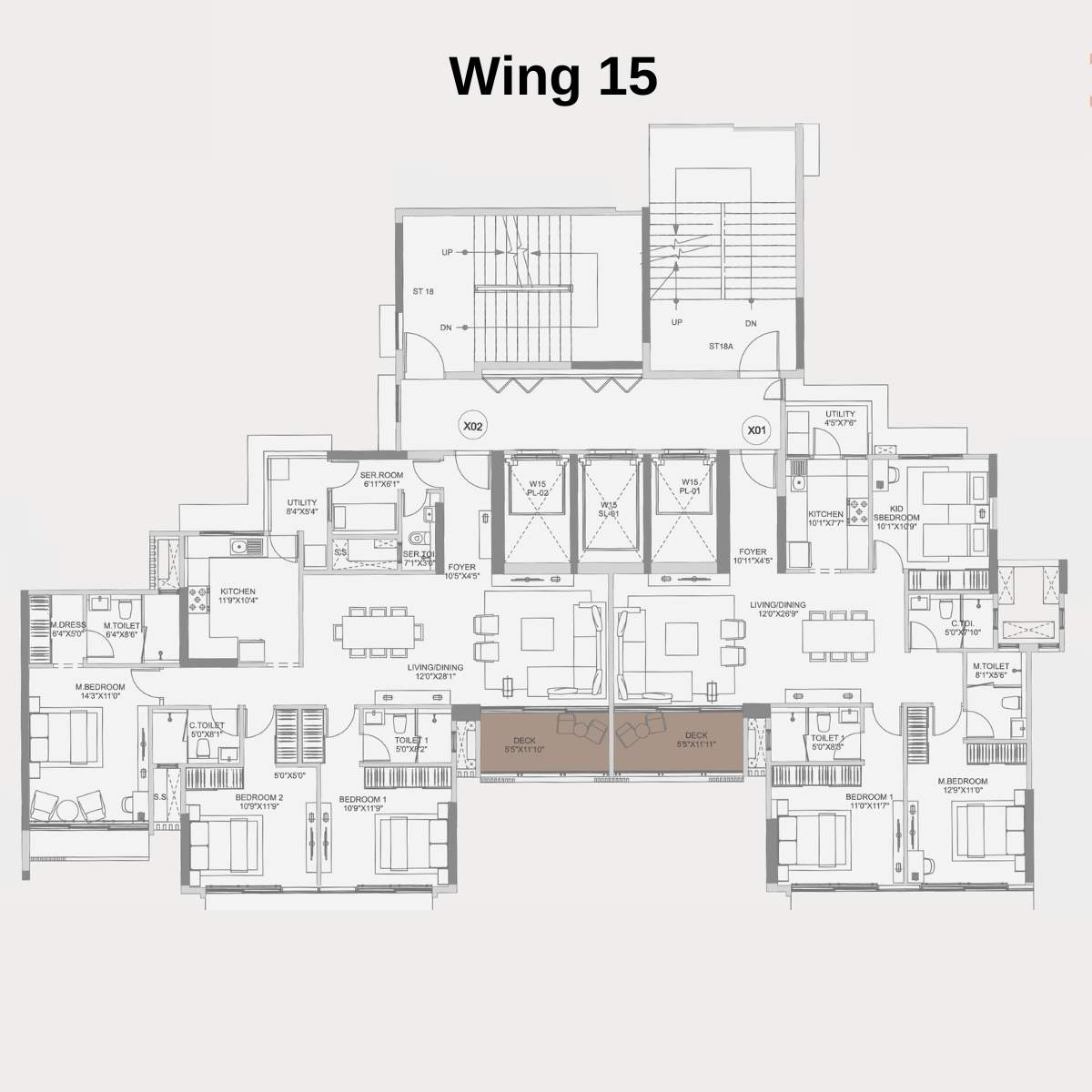 Adani-10-BKC-Floor-Plan-Zone-C-Wing-15